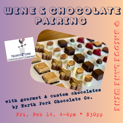 V-Day Wine + Chocolate Pairing Ticket